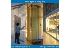 Vách Ngăn Di Động Kính